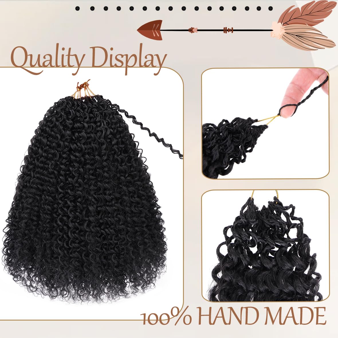 Beverlee crochet hair with soft, breathable fibers for comfort.