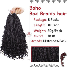 Beverlee goddess box braids crochet hair for quick protective styling