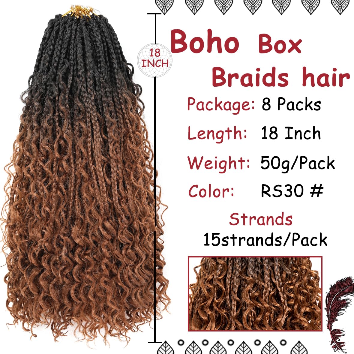 Beverlee goddess box braids crochet hair provides durable, soft fibers for all-day comfort.