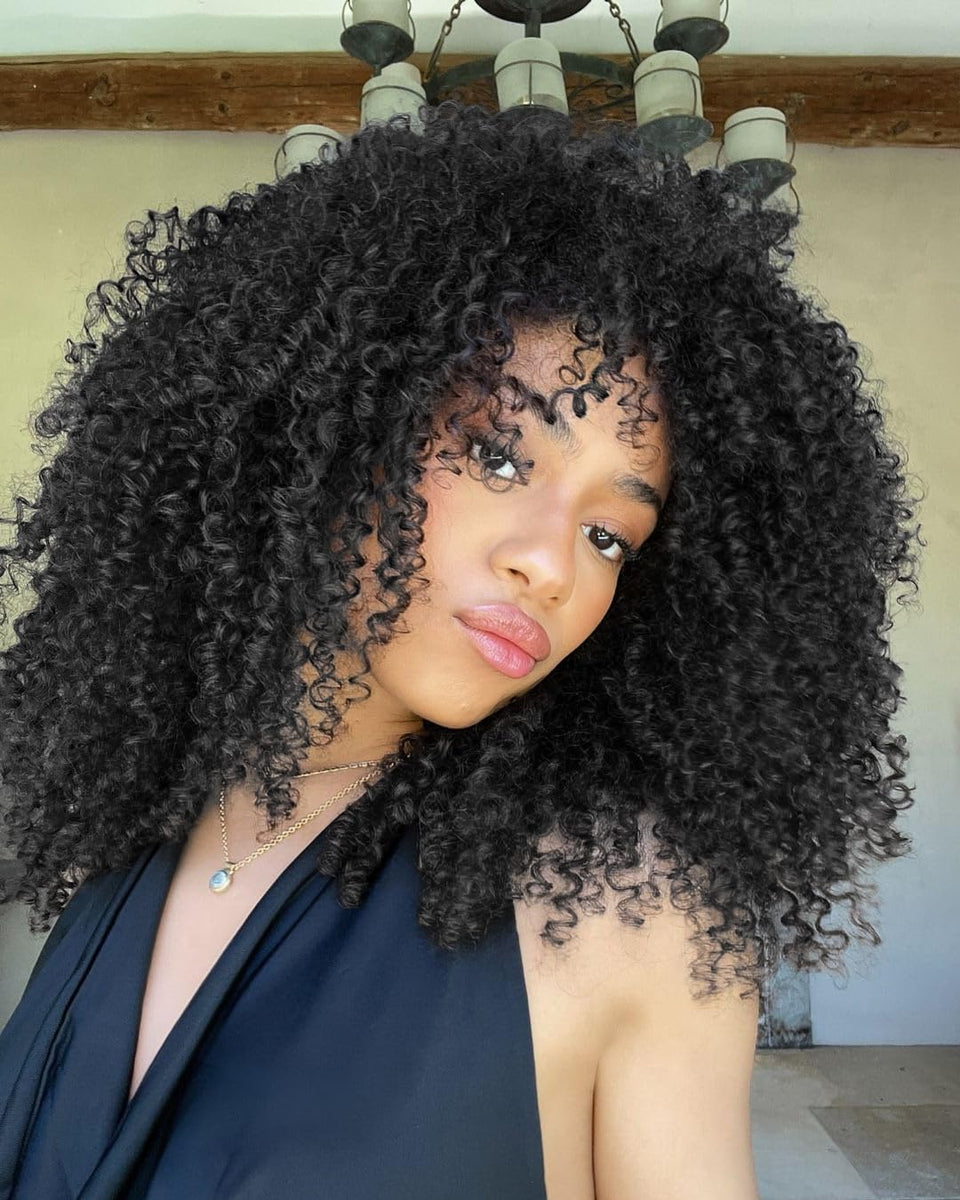 Beverlee kinky crochet hair 12 inch curly close-up with soft, natural-looking fibers.