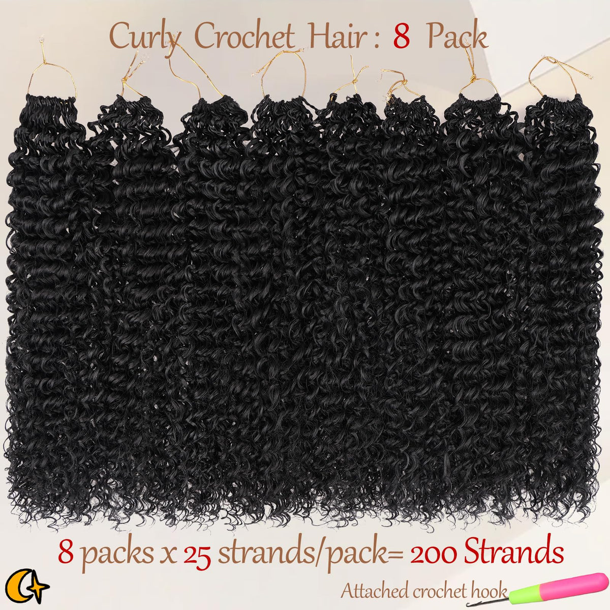 Beverlee Kinky Crochet Hair color variation for versatile styling.