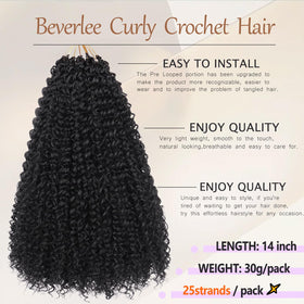 Beverlee Kinky Crochet Hair full-head look for bold everyday style.