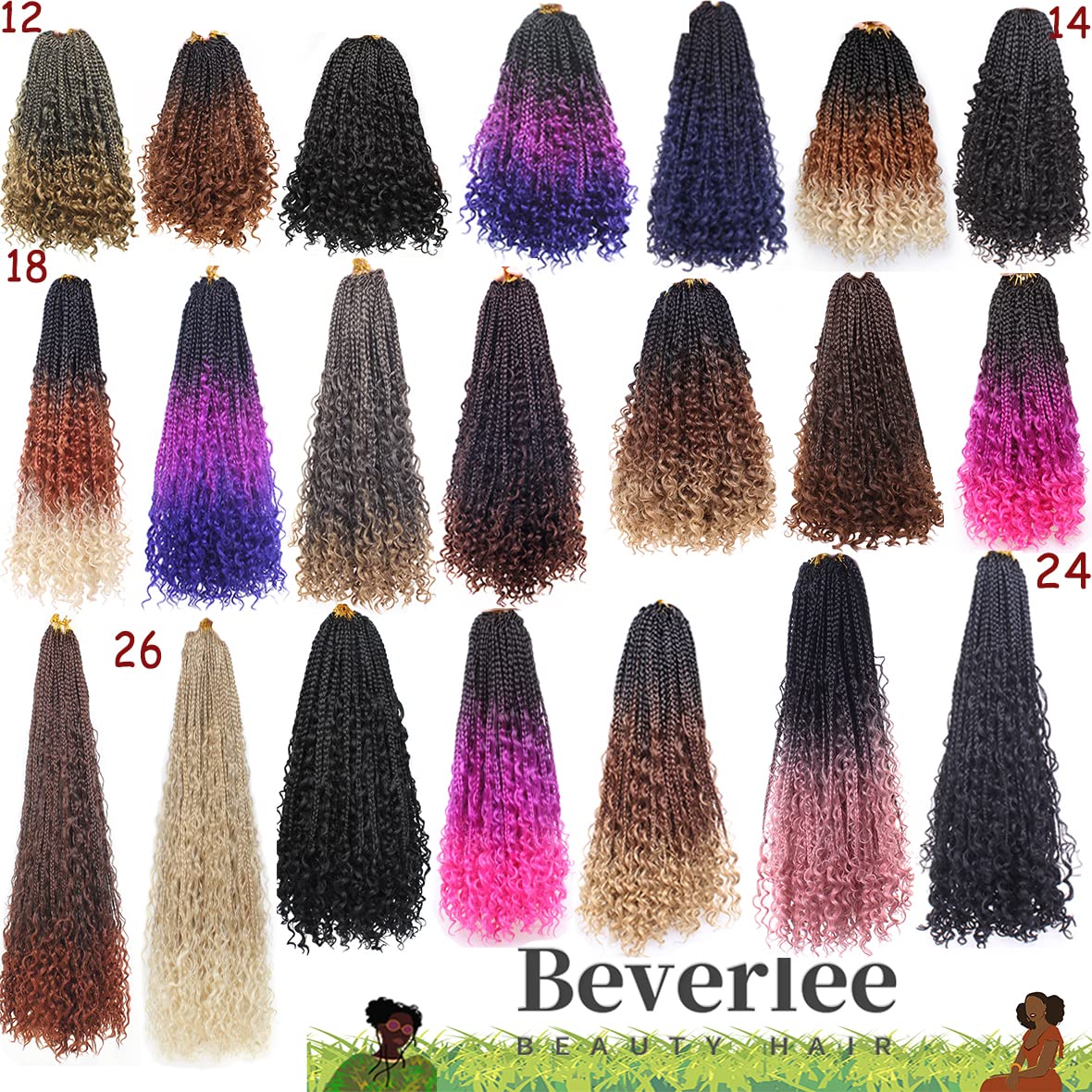 Beverlee lightweight soft braids provide breathable comfort all day.