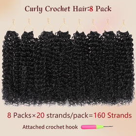 Beverlee Micro Twists crochet hair providing lightweight volume