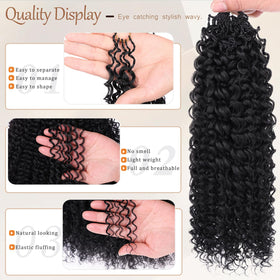 Beverlee pre-looped crochet hair pack enables easy, quick install.