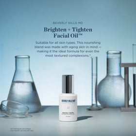 Beverly Hills MD Brighten + Tighten skin glow close-up