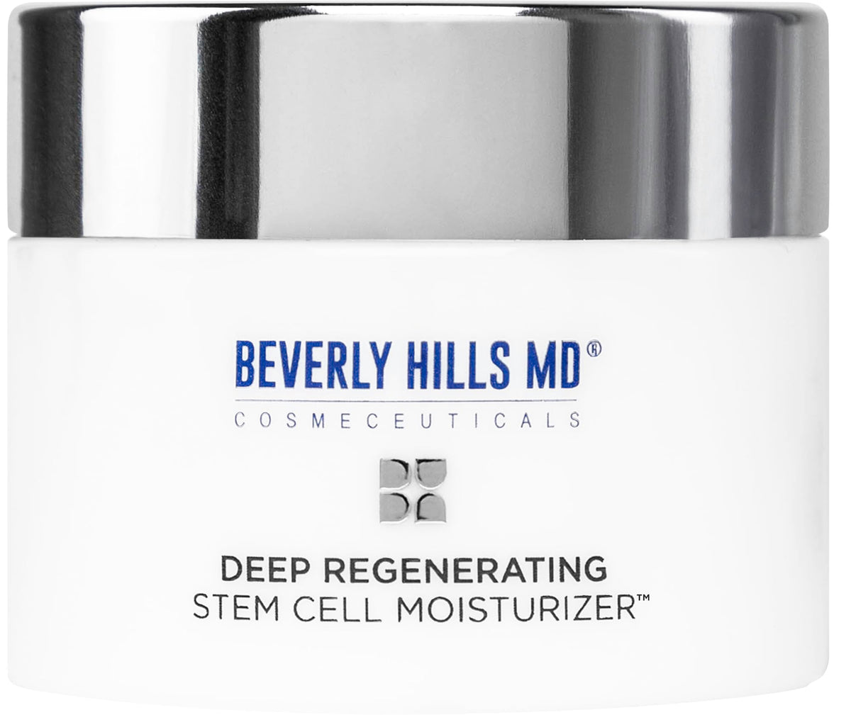 Beverly Hills MD Deep Regenerating Stem Cell Moisturizer on face for smoother texture