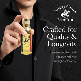 Beverly Hills Polo Club Blue mini bottle, crisp daytime scent.