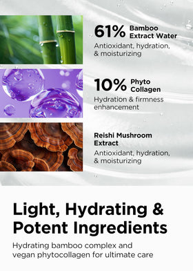 BE+WANTS bamboo water hydration supports daily under-eye comfort.