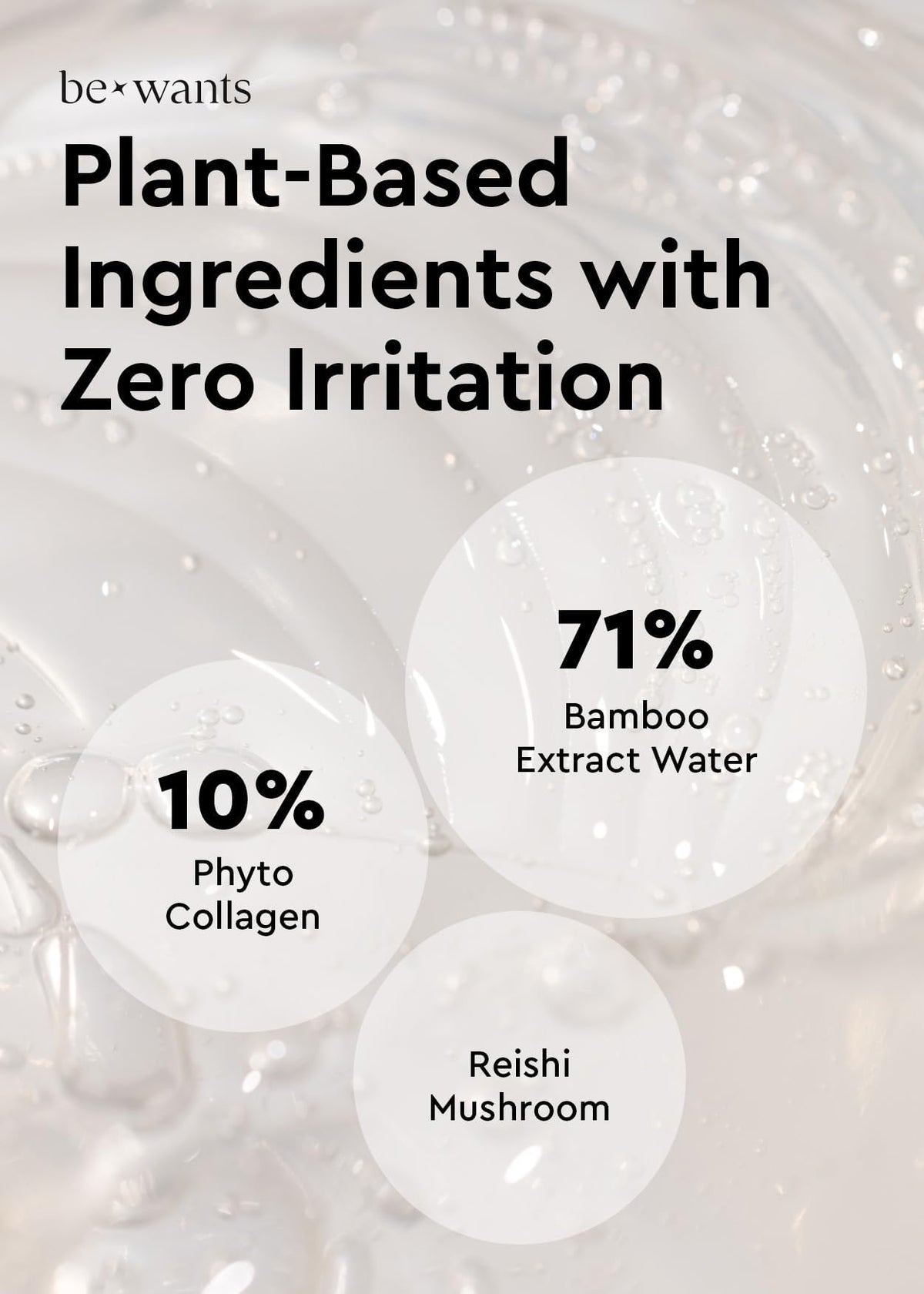 BE+WANTS patches deliver a serum like effect with vegan ingredients.