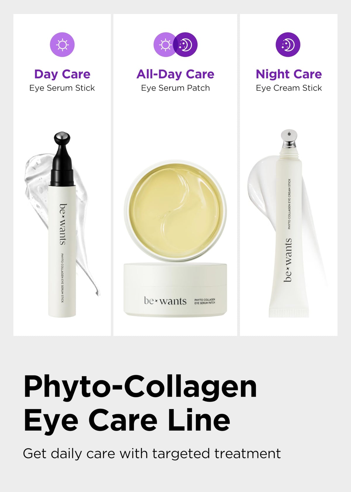 BE+WANTS 1-pack is convenient for on-the-go eye care.