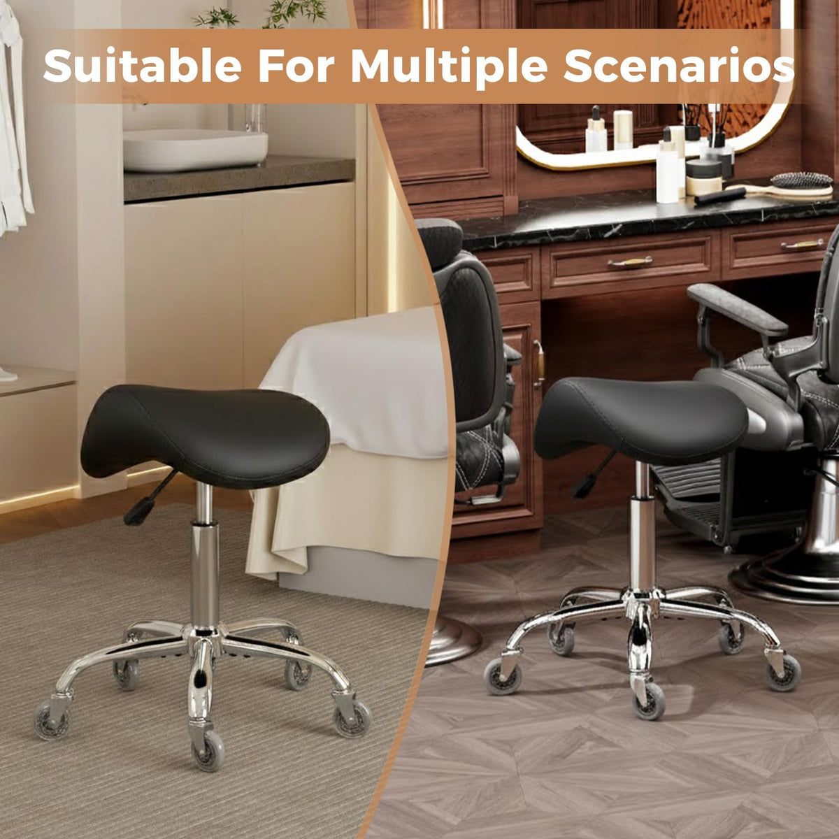 BEWISHOME 360° swivel base showing smooth, silent rotation