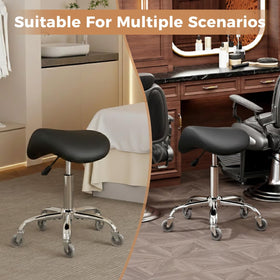 BEWISHOME 360° swivel base showing smooth, silent rotation