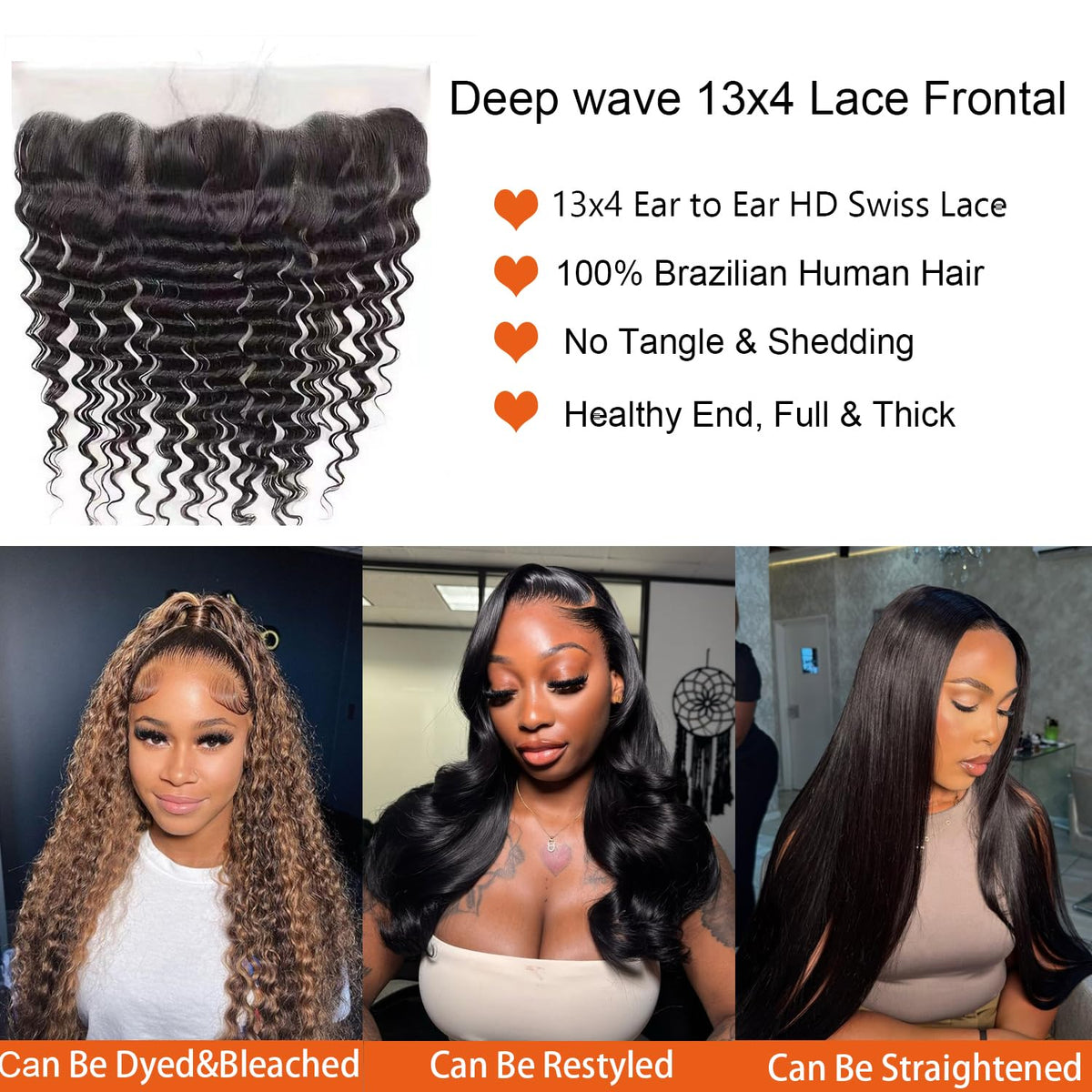 Bexclent pre-plucked baby-hair frontal enhances a natural hairline.