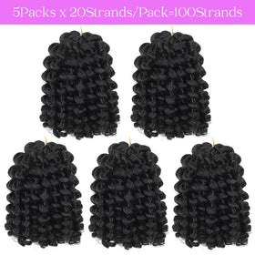 BEXIUKAKA 8-inch wand curl length on model highlights shoulder-length style.