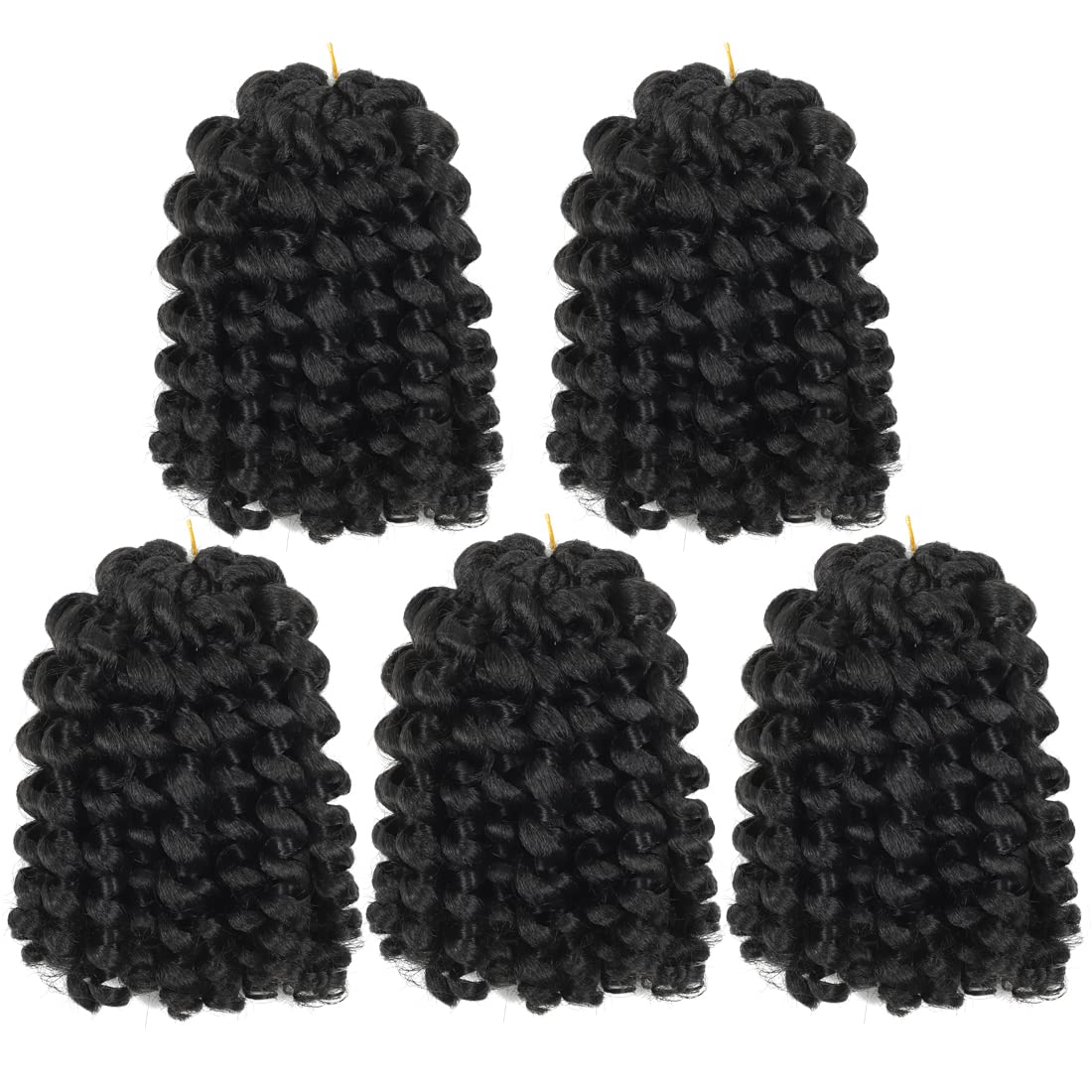 BEXIUKAKA Jamaican wand curl closeup shows smooth texture and natural sheen.