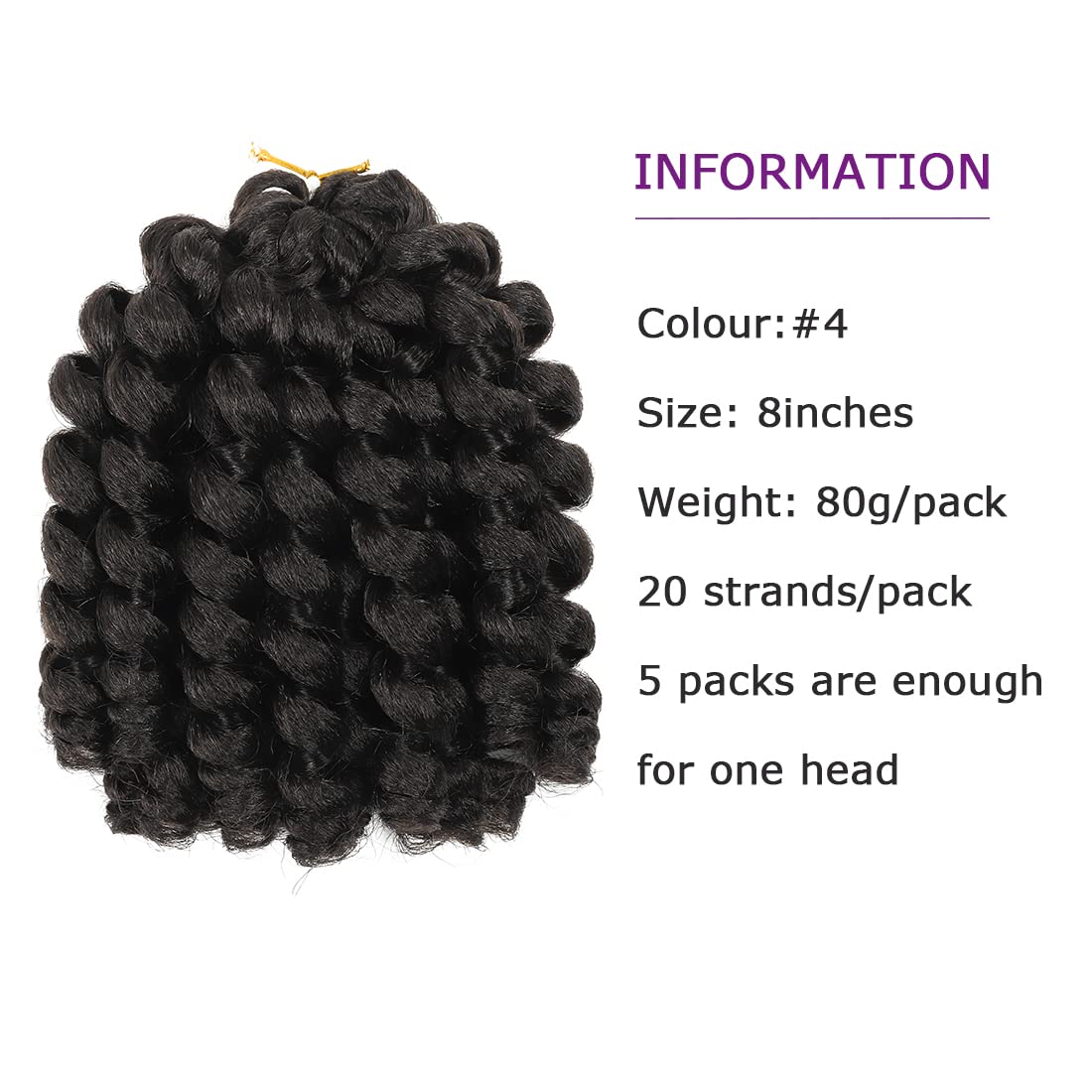 BEXIUKAKA Lightweight curls provide all-day comfortable styling.
