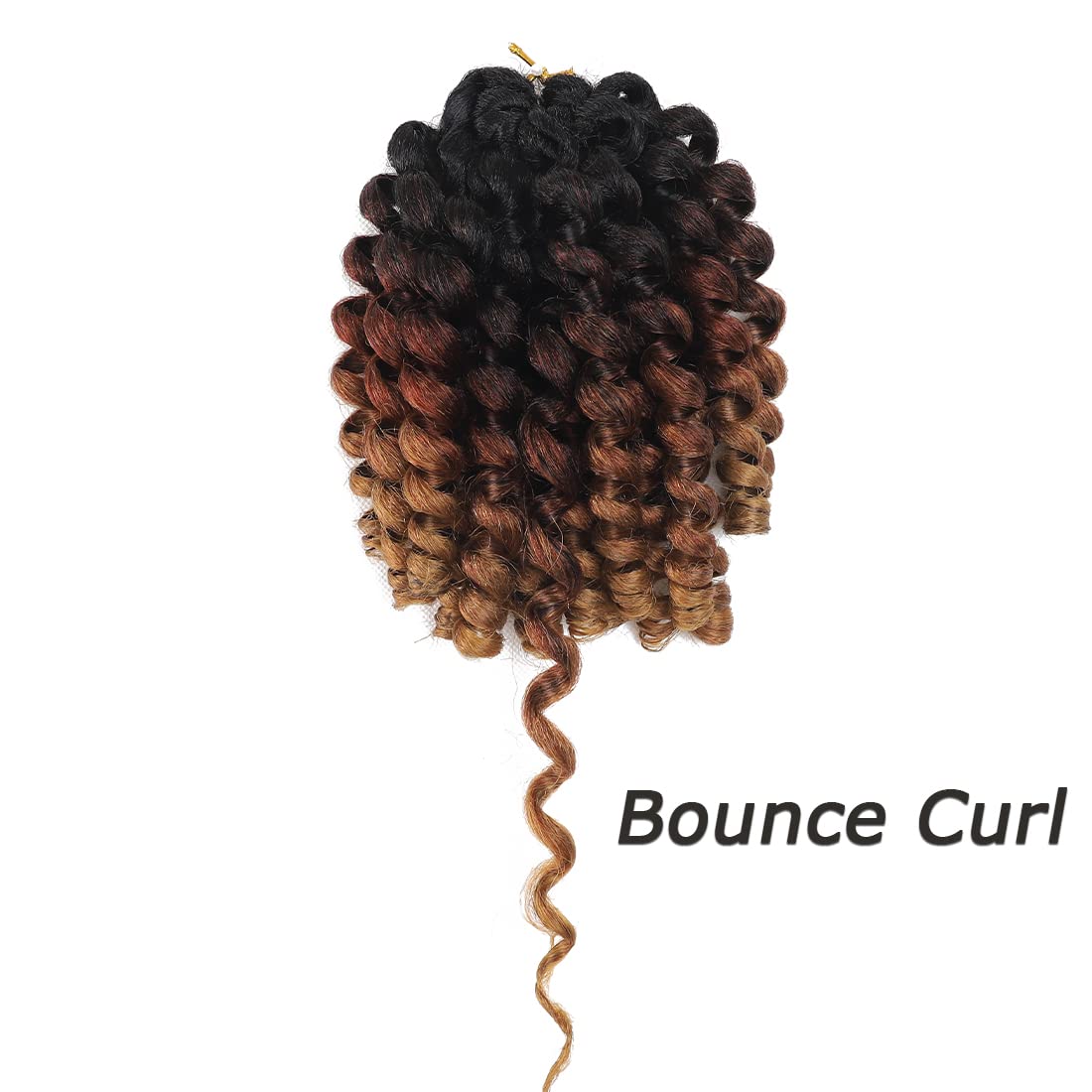BEXIUKAKA ombre 1B/30/27 color blend on curls