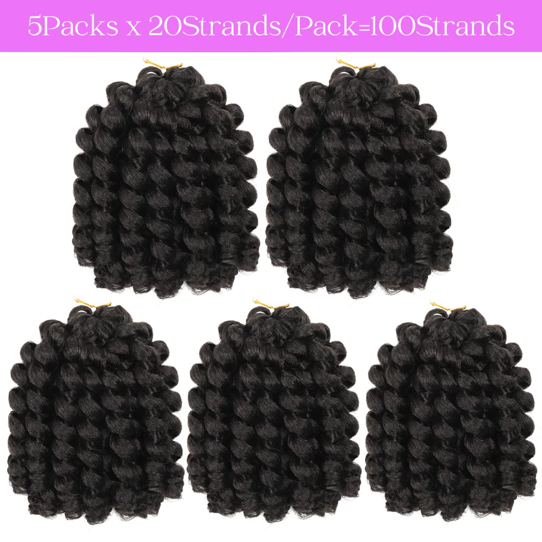 BEXIUKAKA Soft skin-friendly crochet hair for comfortable wear.
