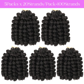 BEXIUKAKA Soft skin-friendly crochet hair for comfortable wear.
