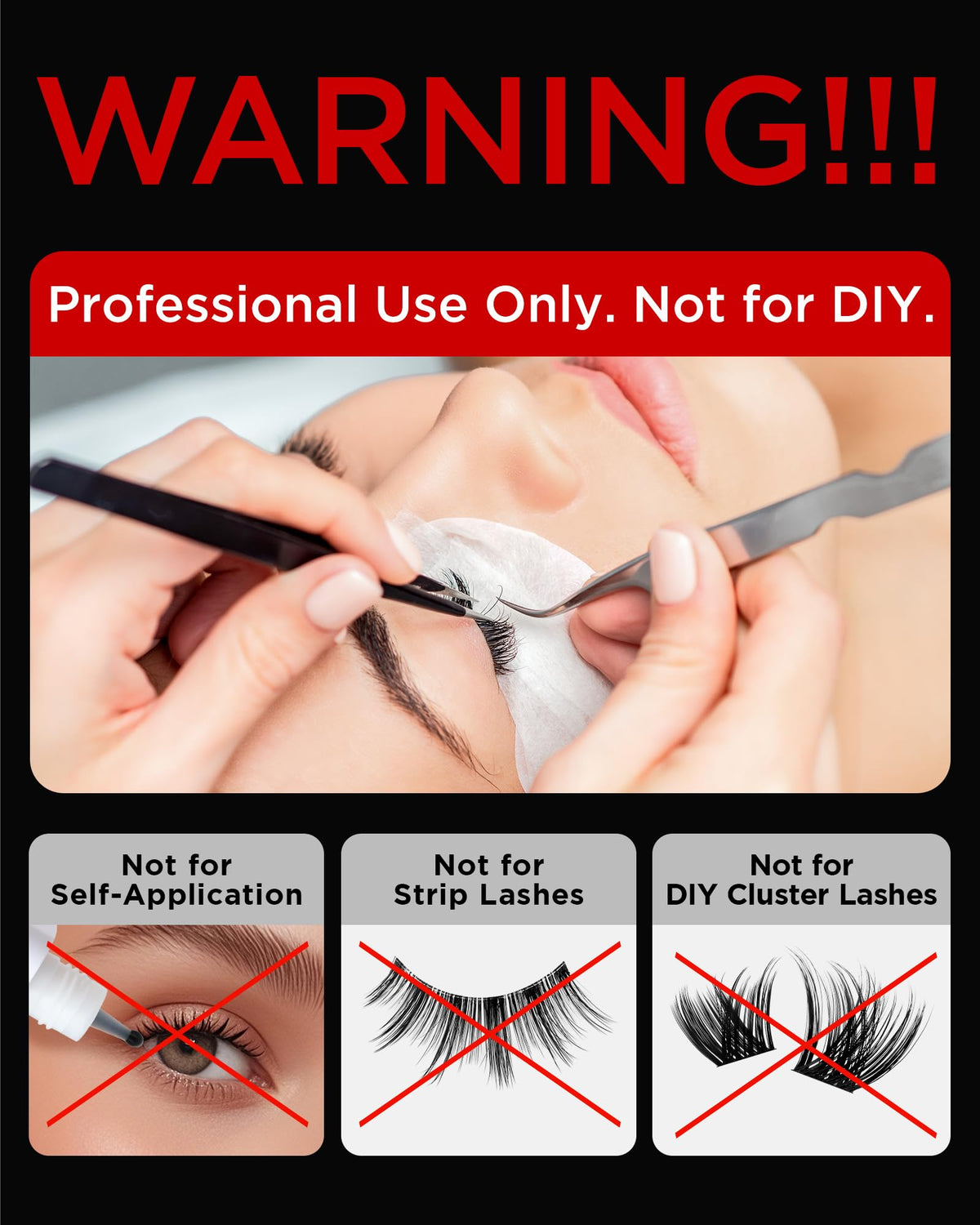 BEYELIAN glue cups and stickers recommended for optimal results