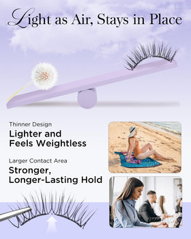 BEYELIAN no-glue lashes for gentle removal and lash health