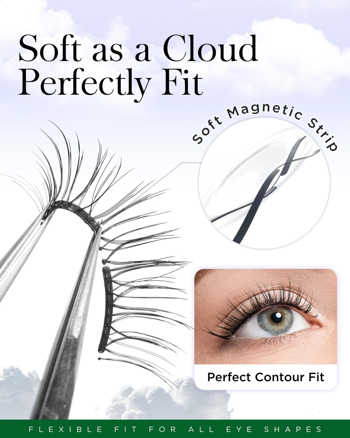 BEYELIAN ultra-light magnets for secure all-day wear