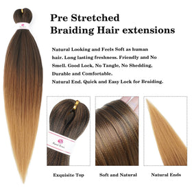 Beyond Beauty sweat-resistant, itch-free braiding hair for comfortable wear