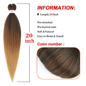 Beyond Beauty ombre braids in 1B-30-27 for low-maintenance style