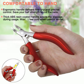 BEZOX comfort-grip handle provides steady control during clipping.