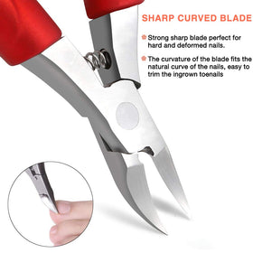 BEZOX thick-nail clippers with ultra-sharp blade for thick nails.