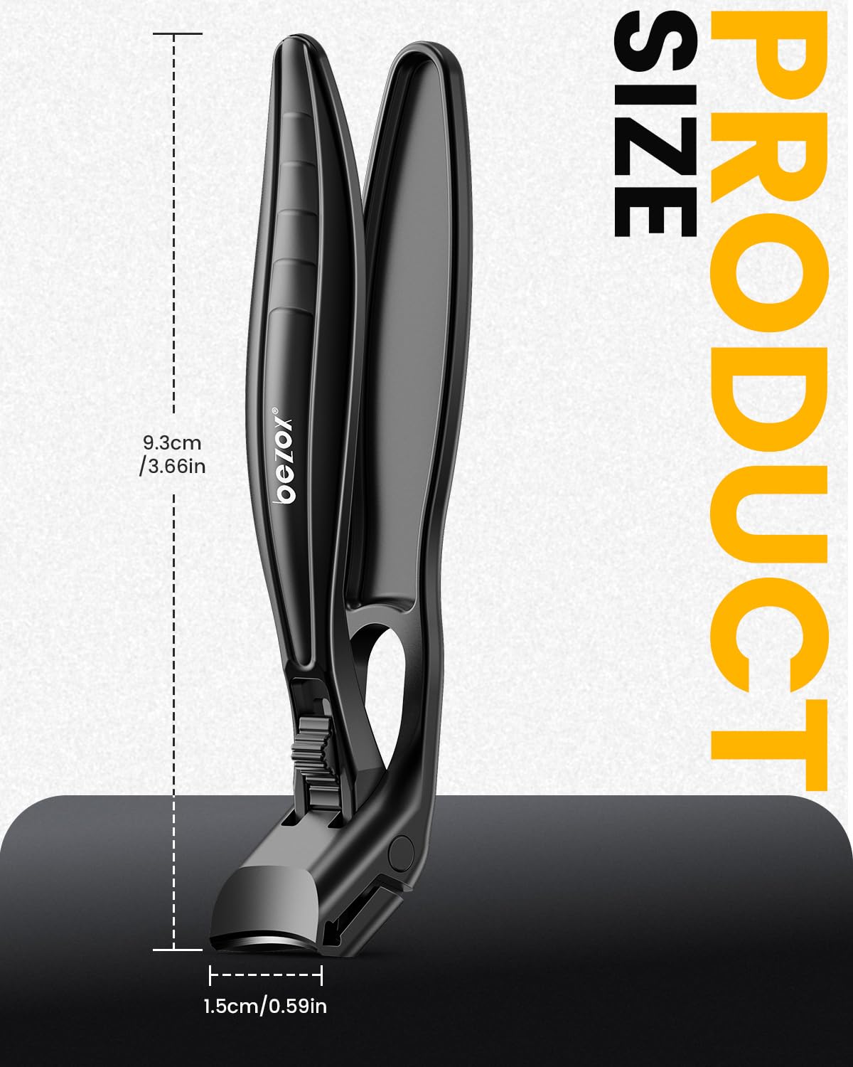 BEZOX professional-grade toenail clipper for thick nails durability