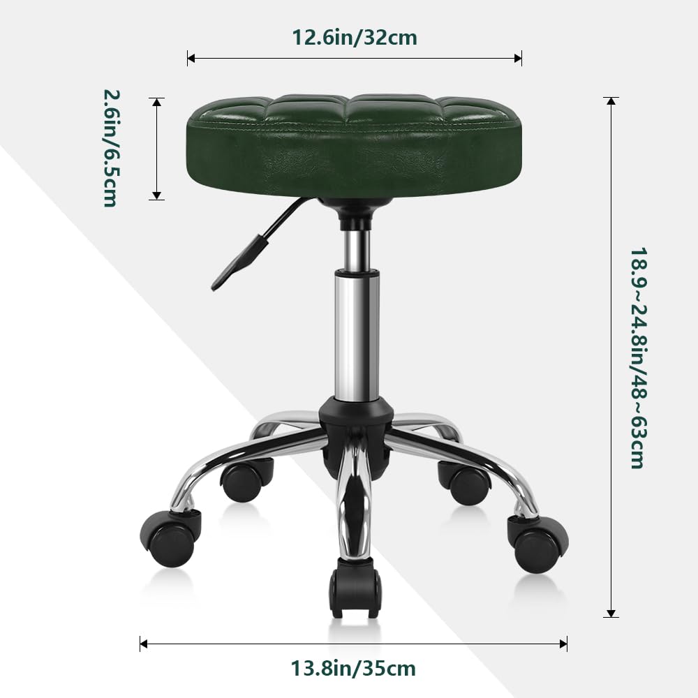BFTOU Classic Swivel Stool side profile shows stable ergonomic design for daily use