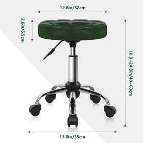 BFTOU Classic Swivel Stool side profile shows stable ergonomic design for daily use