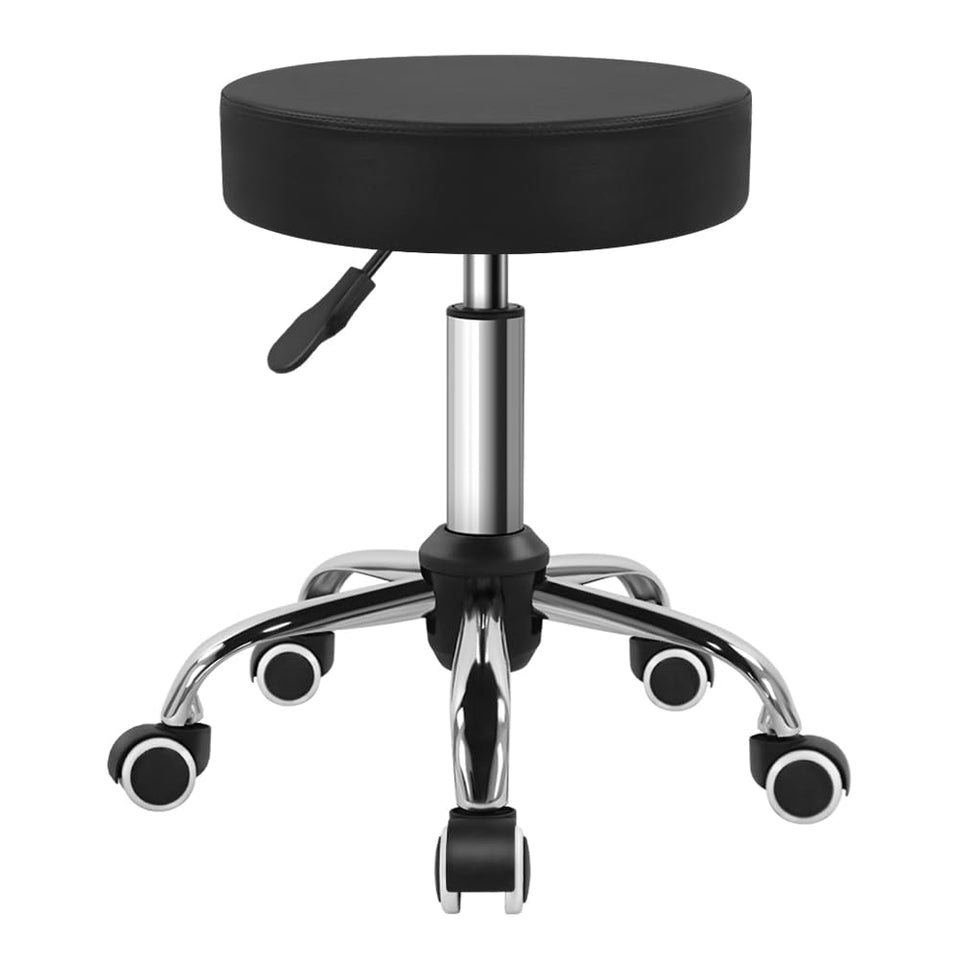 BFTOU PU leather swivel stool seat for comfortable, easy-to-clean use in busy studios