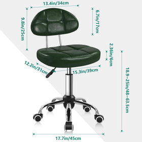 BFTOU stool height-adjustment range from 19.3 to 25.4 inches