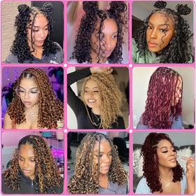 B-fashion Color options include natural and vibrant shades for matching.