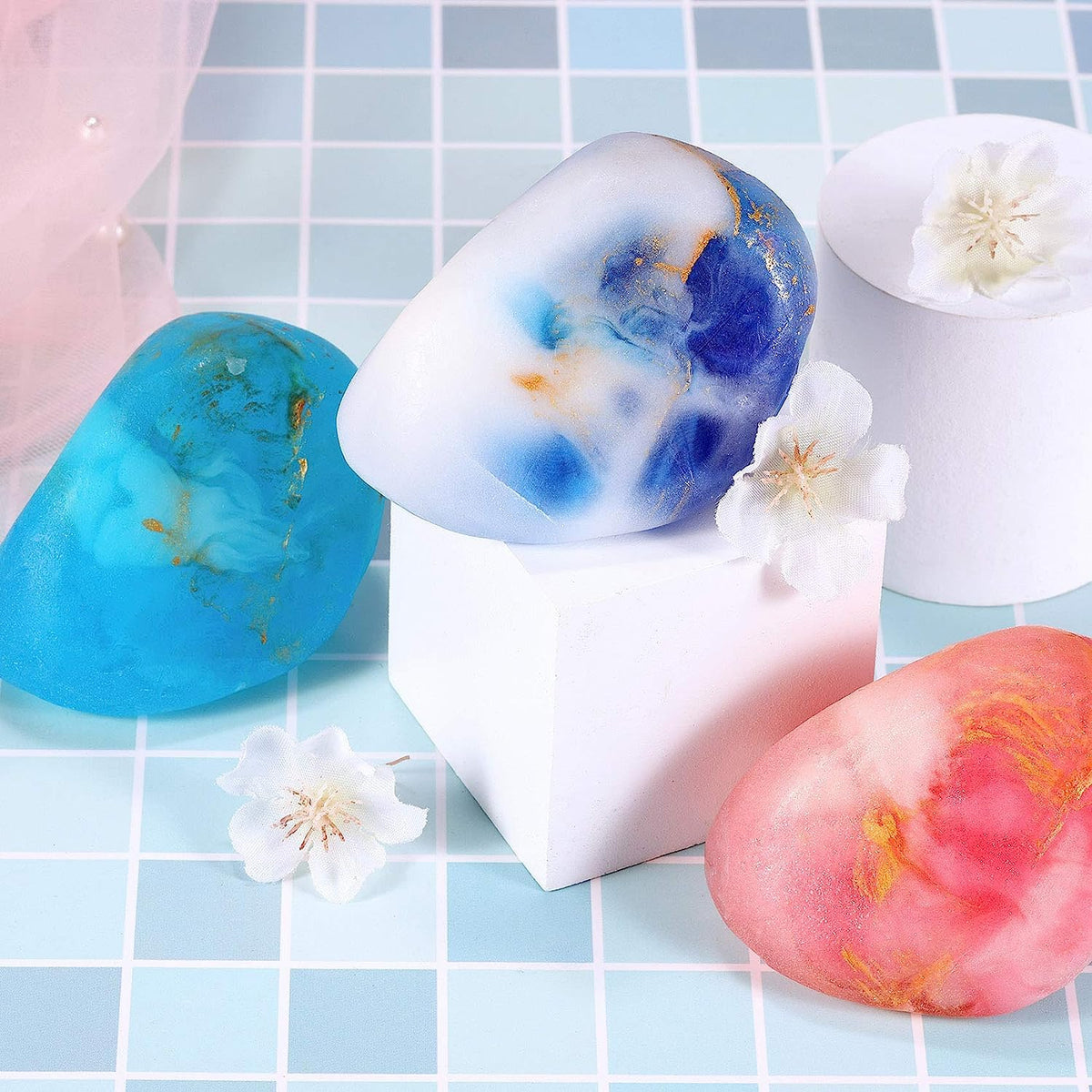 Fresh lily soap by Bff Beauty Garden for bright skin.