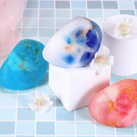 Fresh lily soap by Bff Beauty Garden for bright skin.
