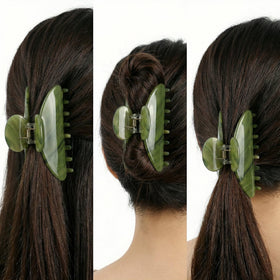 Bgffuy classic design hair claw complements casual and formal looks.