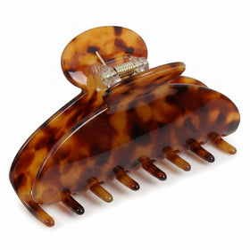 Bgffuy large 4 inch acetate butterfly clip provides secure updo hold.