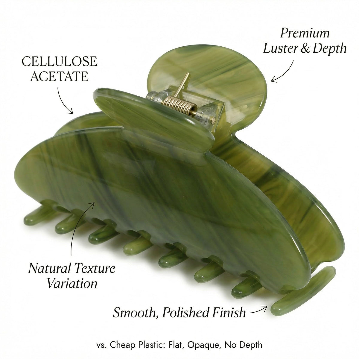Bgffuy universal hair clip suitable for all hair types without pulling.