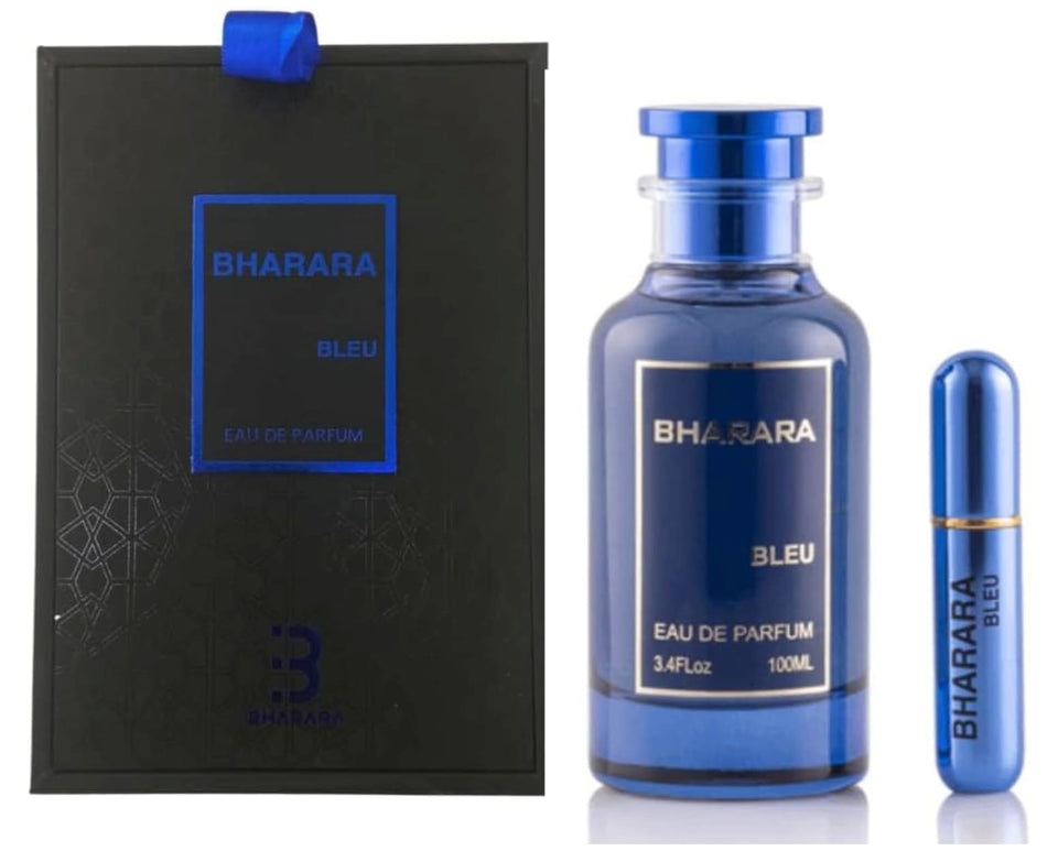 Bharara Bleu Pour Homme bottle, woody spicy fragrance for daily wear and evening occasions
