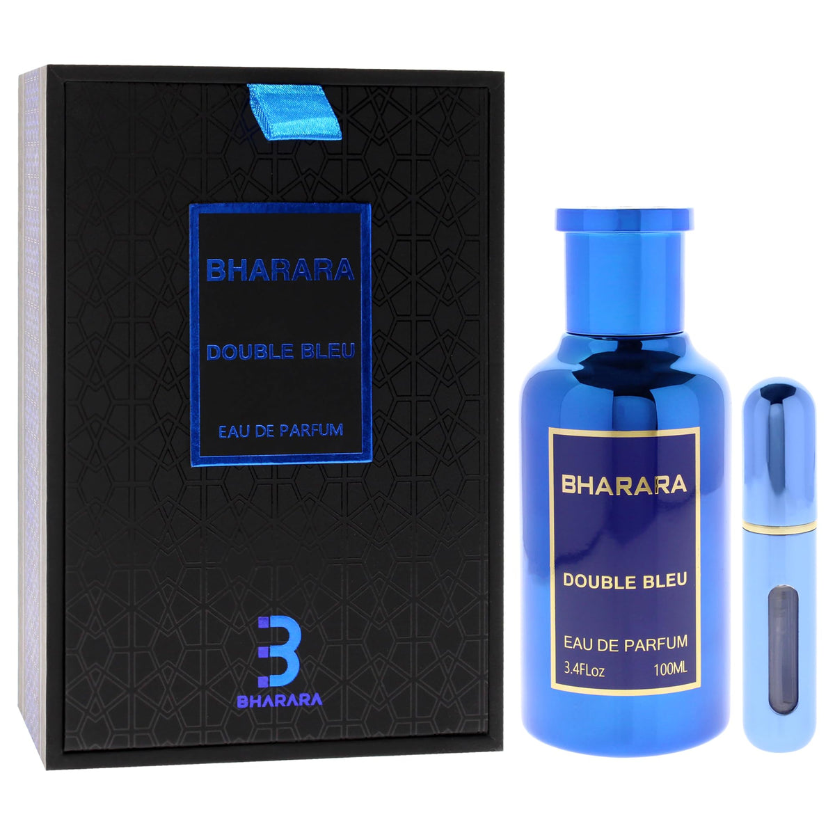 Double Bleu spray atomizer demonstrates easy application and even diffusion.