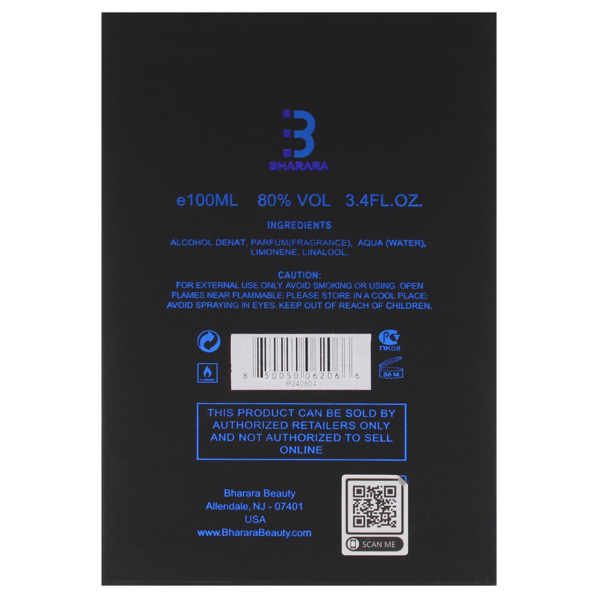 Double Bleu bottle in hand captures confident, signature scent for daily use.