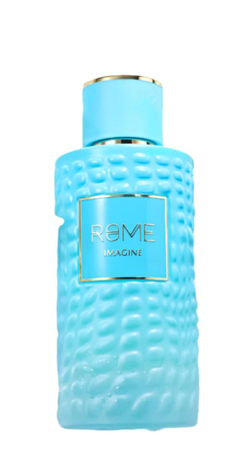 Bharara Rome Imagine EDP spray label, clear branding and scent notes.