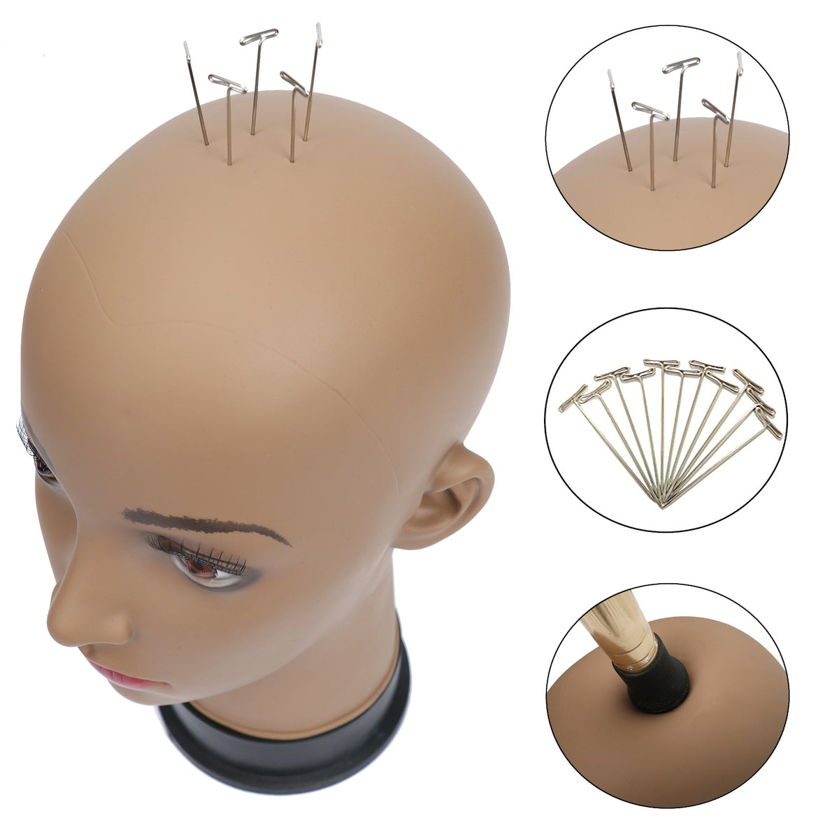 BHD BEAUTY cosmetology head for wig application and display