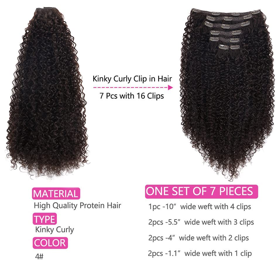 BHF clip-in extensions close-up shows sturdy metal clips for secure wear.
