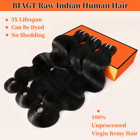 BIAGT 16A raw body wave bundle 24-inch after wash remains silky and soft