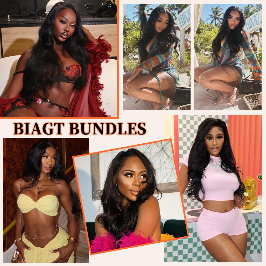 BIAGT 16A raw body wave bundle full head fit enables easy styling